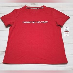 Tommy Hilfiger Sport Red Logo Tee XS - New With Tags